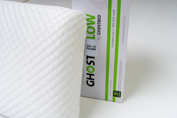 Gel memory foam pillow from GhostBed.