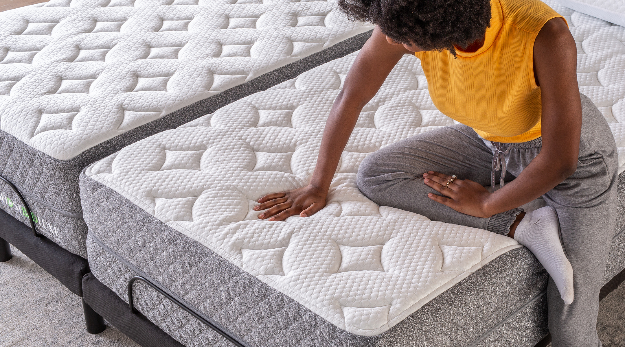 GhostBed uses high-density foam as the base layer for all of its beds for a more supportive mattress.