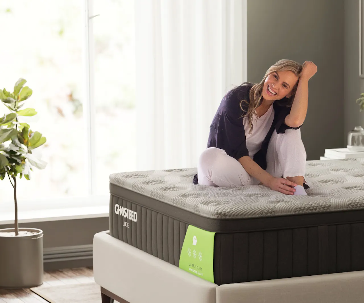 GhostBed New Line Stacked