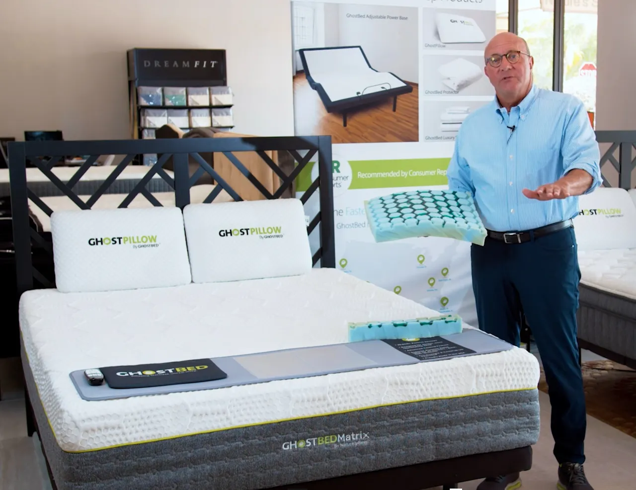 Ghostbed 3d Matrix Hybrid Mattress Comfort Support Ghostbed