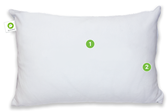 ghost pillow faux down