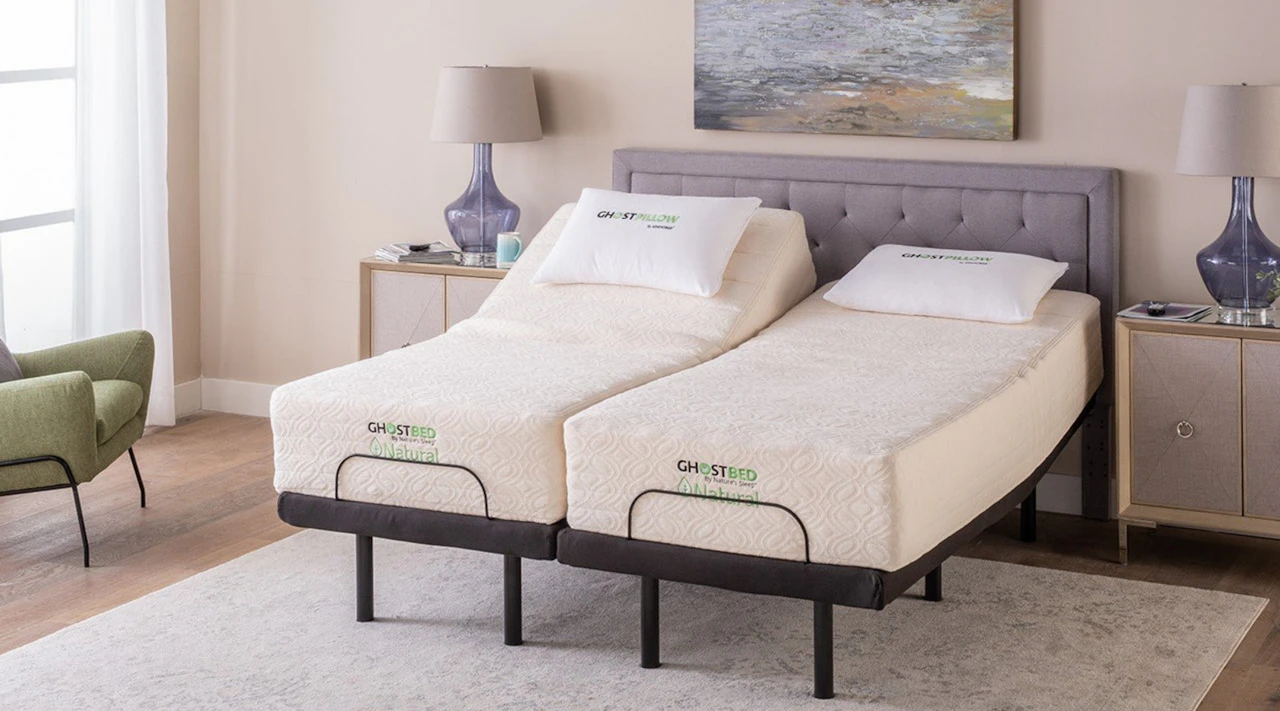 Queen size GhostBed Natural mattress.