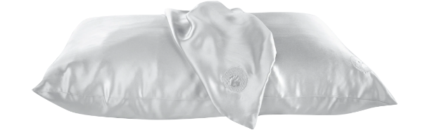GhostBed's silk pillowcase